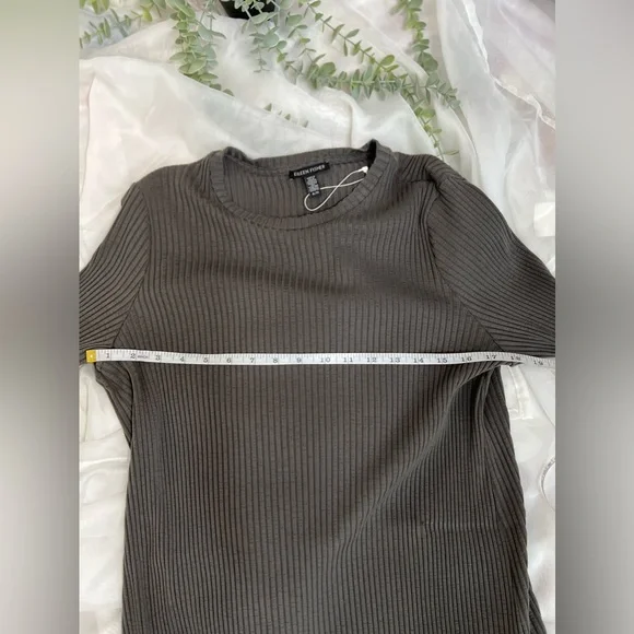 Eileen Fisher Sweater Dress Womens Gray Ribbed Stretch Lagenlook Size XL NWOT - Picture 10 of 11